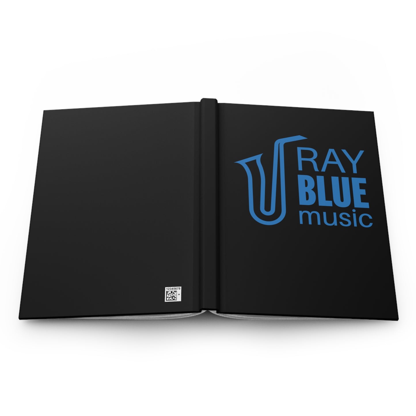 Ray Blue Music Hardcover Journal Matte