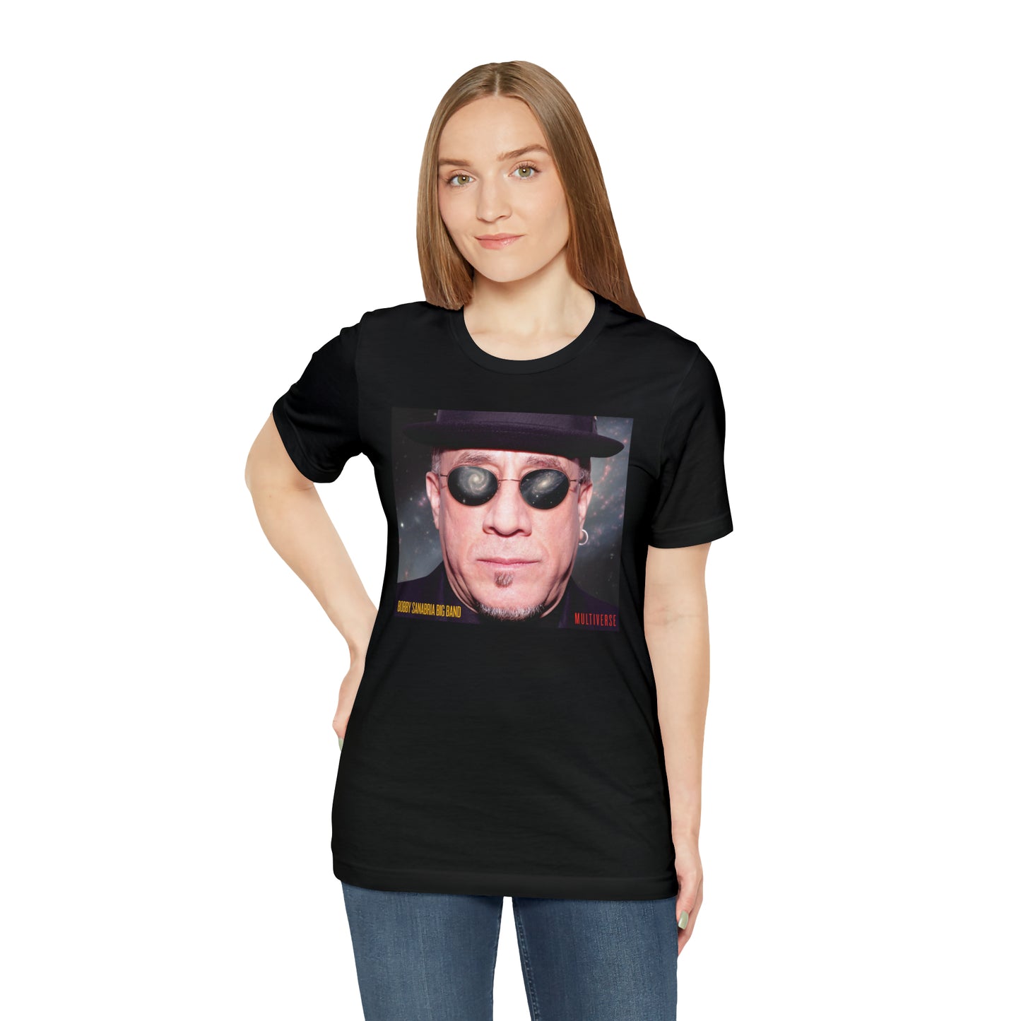 The Bobby Sanabria Multiverse Big Band Unisex Jersey Short Sleeve Tee