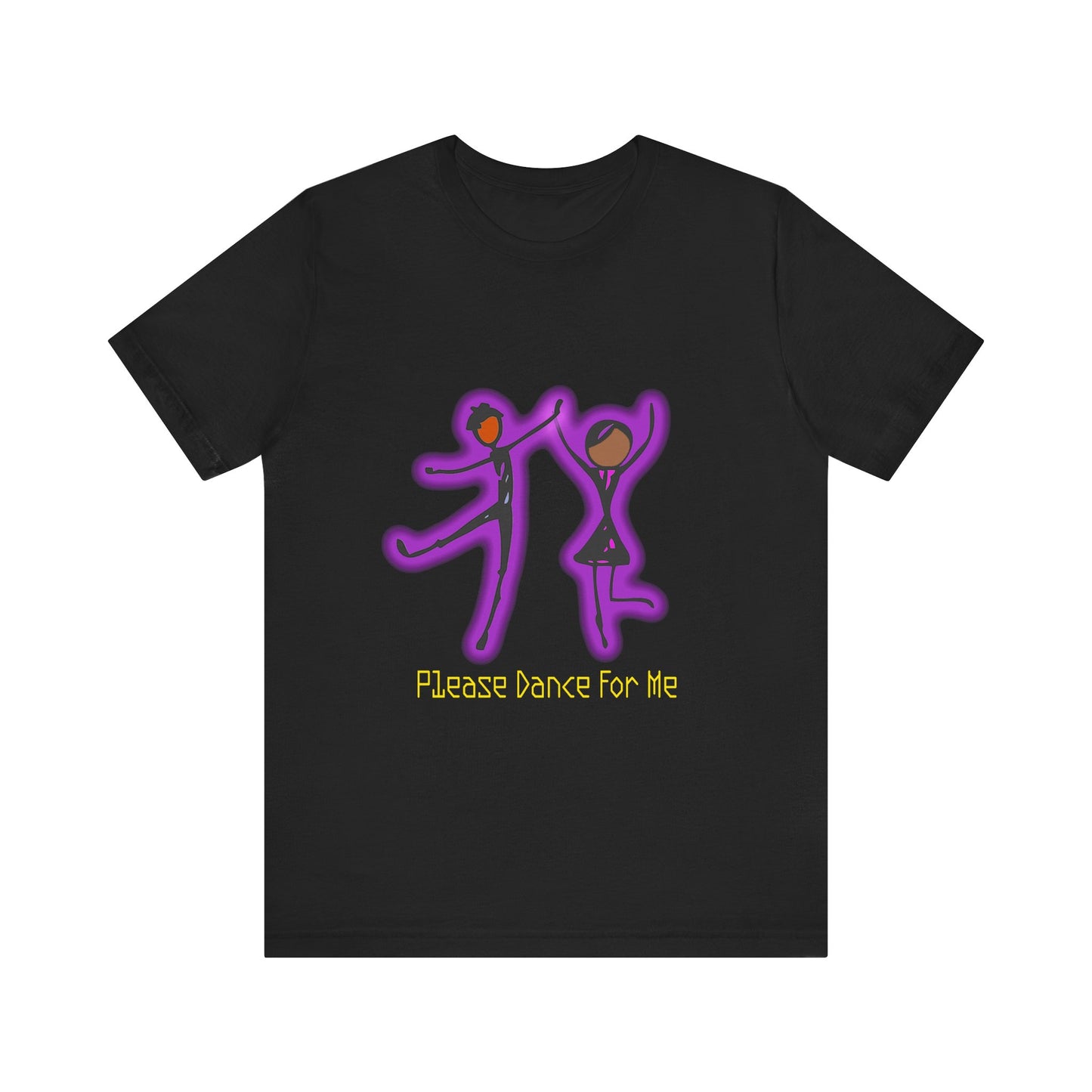 Please Dance For Me - Couple Dancing 2 - Unisex Jersey Short Sleeve Tee
