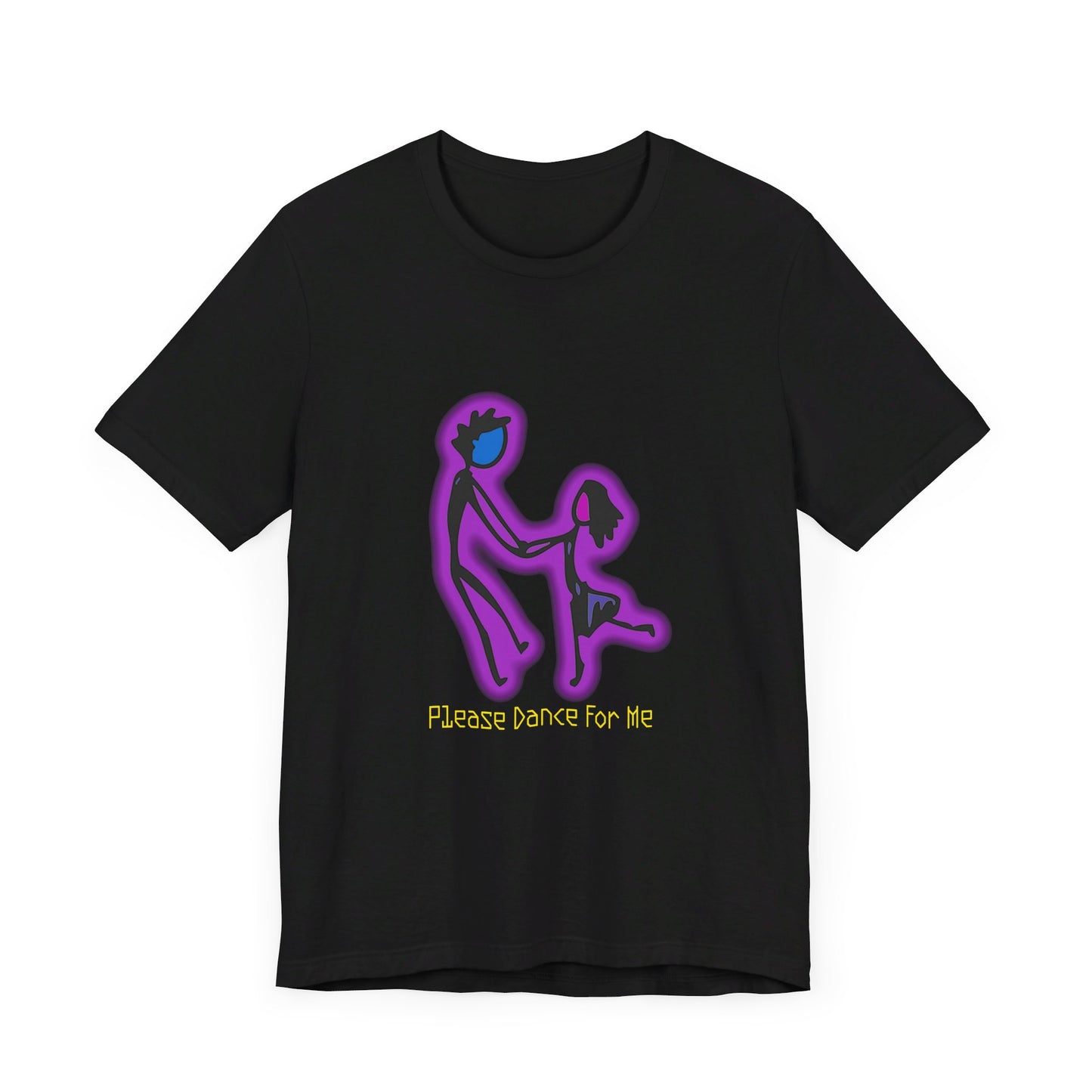 Please Dance For Me - Couple Dancing 1 - Unisex Jersey Short Sleeve Tee