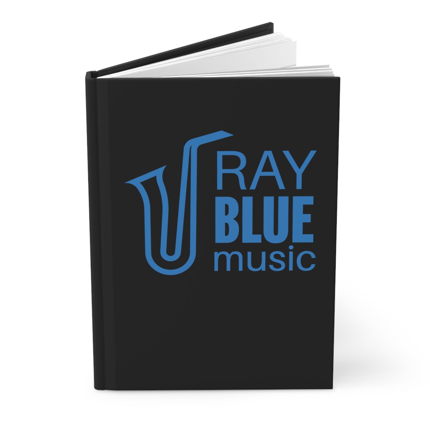 Ray Blue Music Hardcover Journal Matte