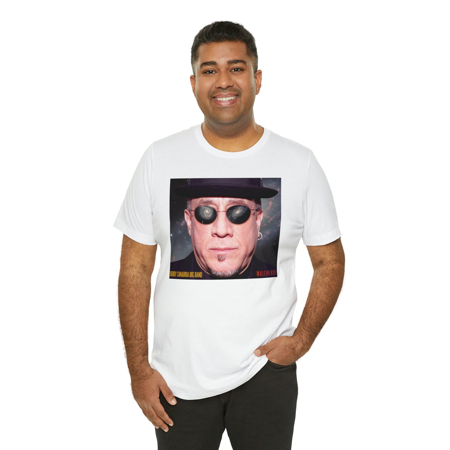 The Bobby Sanabria Multiverse Big Band Unisex Jersey Short Sleeve Tee