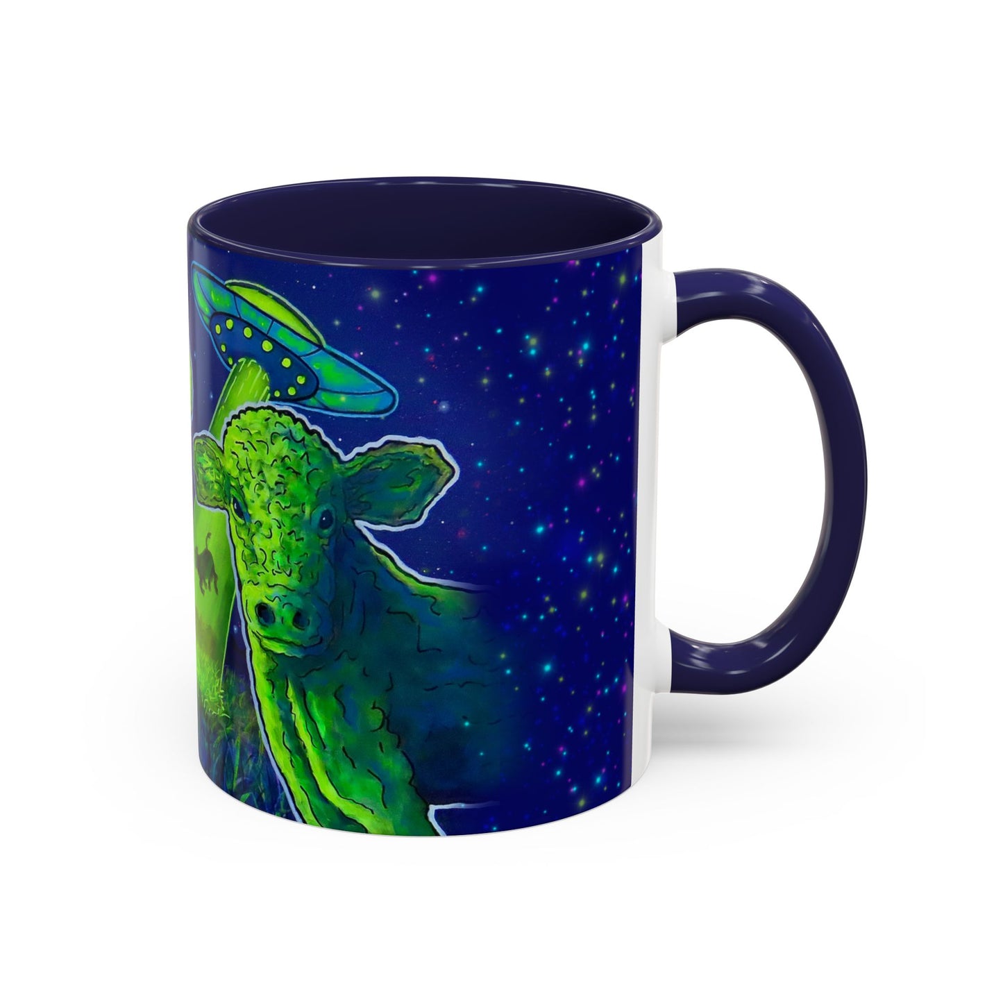 Cows From Outer Space - Coffee Mug - C.V. Designs Abducted Series