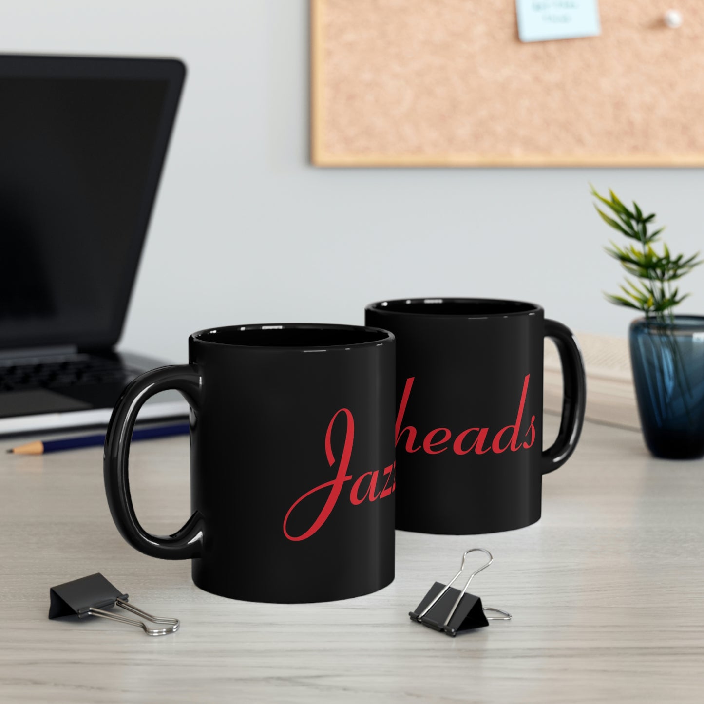 Jazzheads 11oz Black Mug