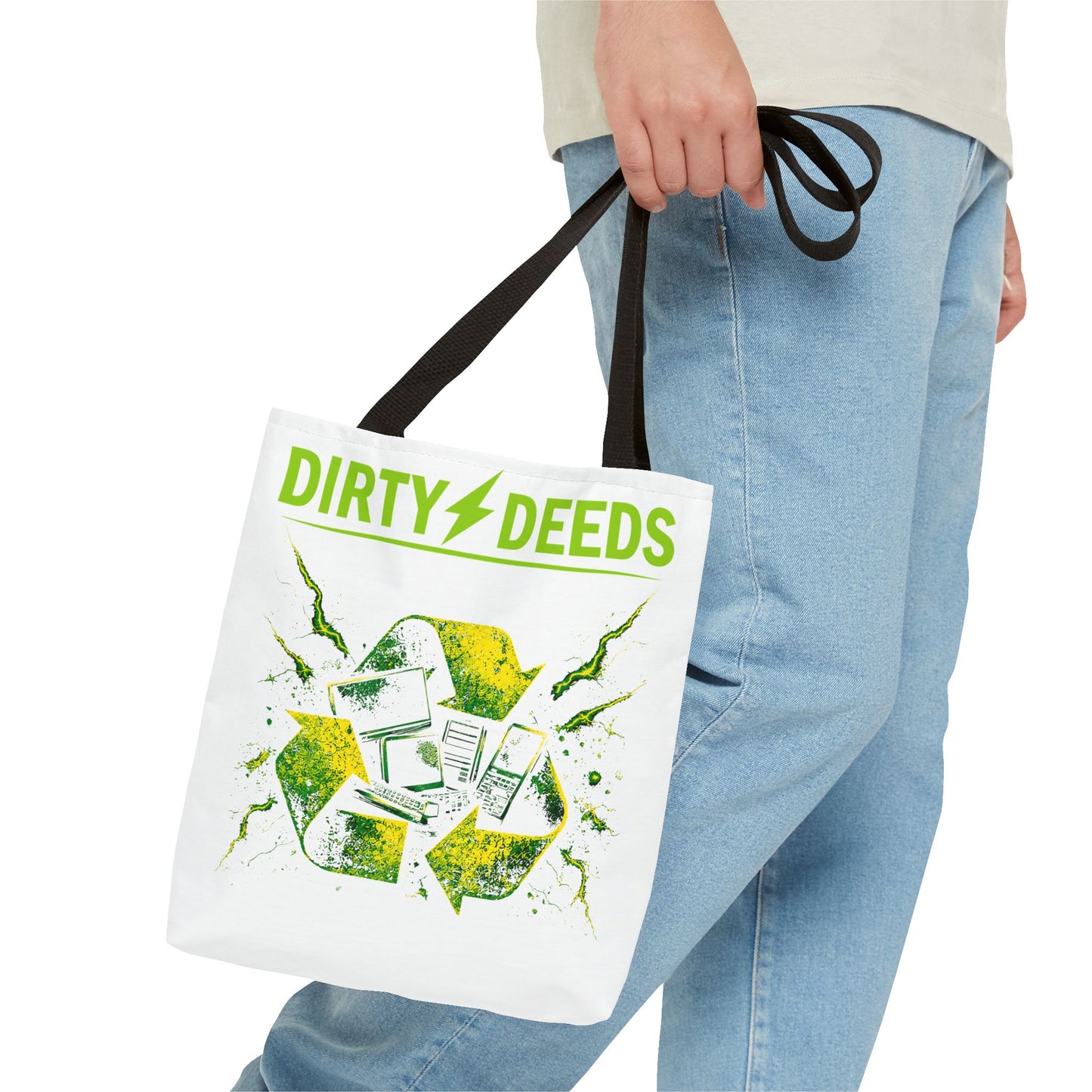 Dirty Deeds Tote Bag