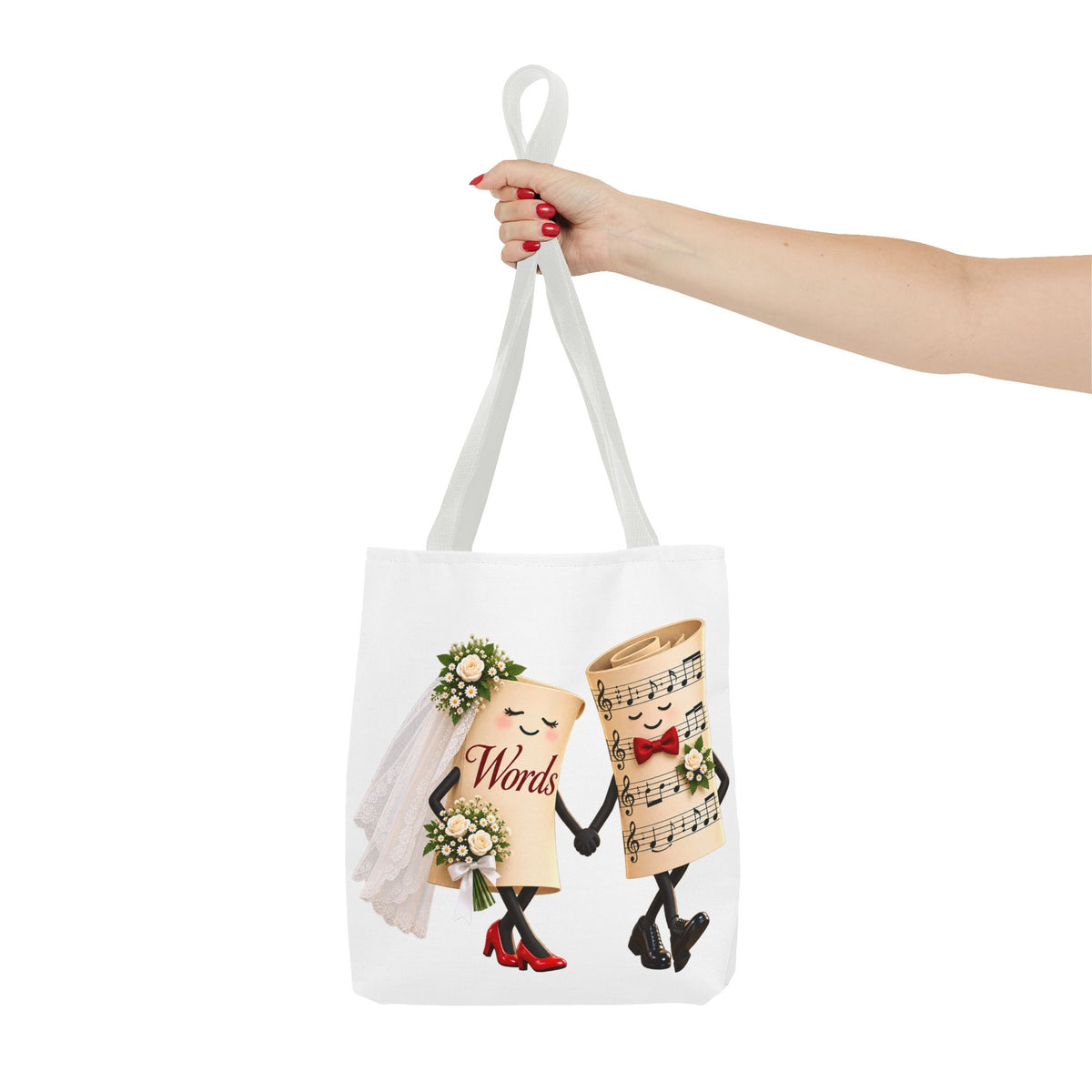 The Marriage of Words and Music - Tote Bag
