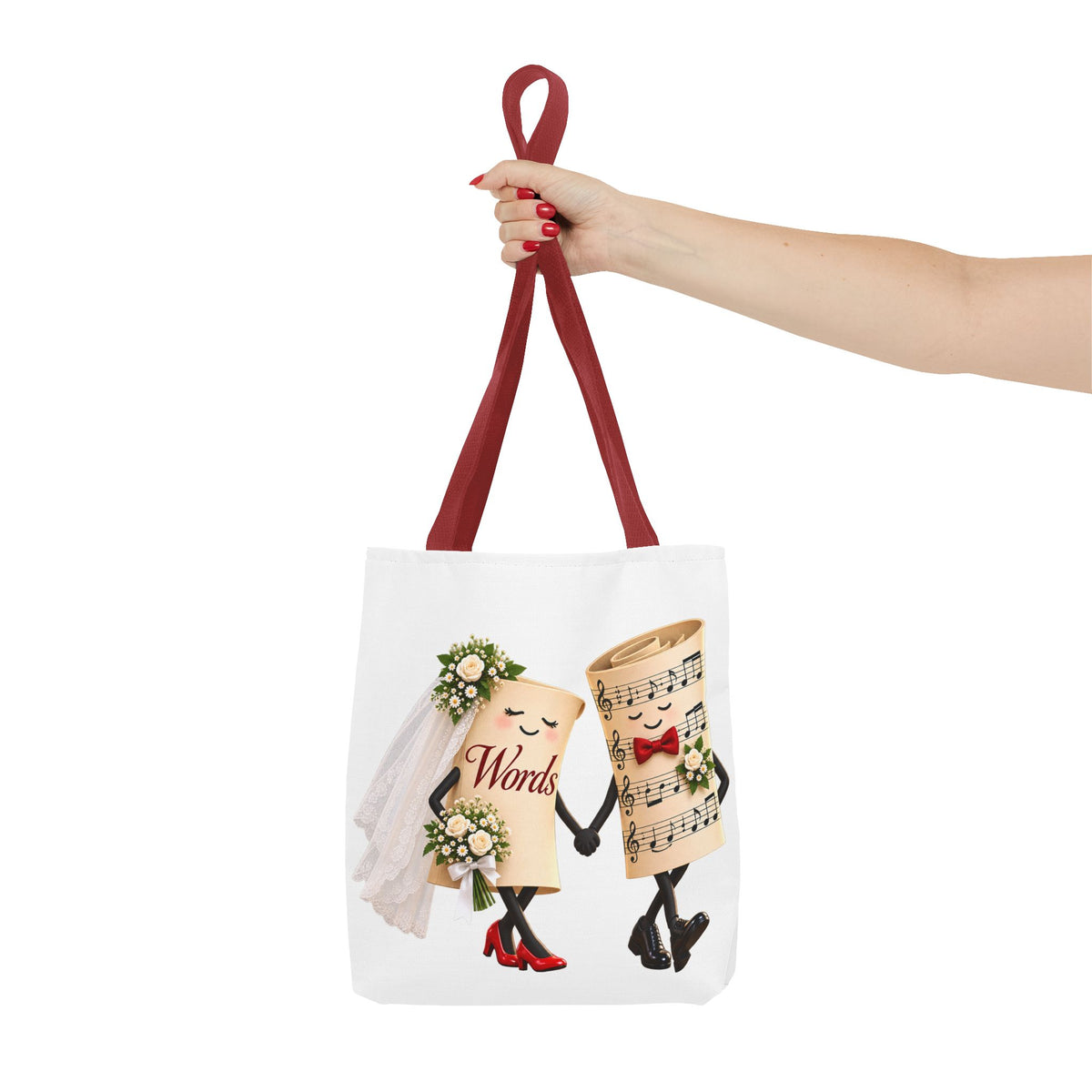 The Marriage of Words and Music - Tote Bag