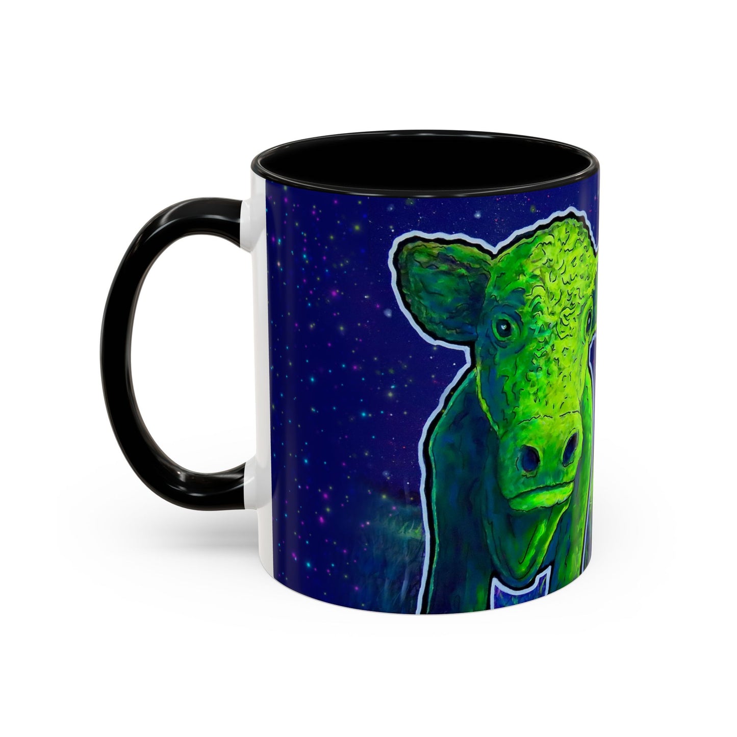 Cows From Outer Space - Coffee Mug -  C.V. Designs Abducted Series