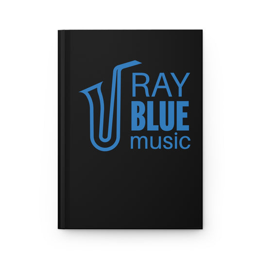 Ray Blue Music Hardcover Journal Matte