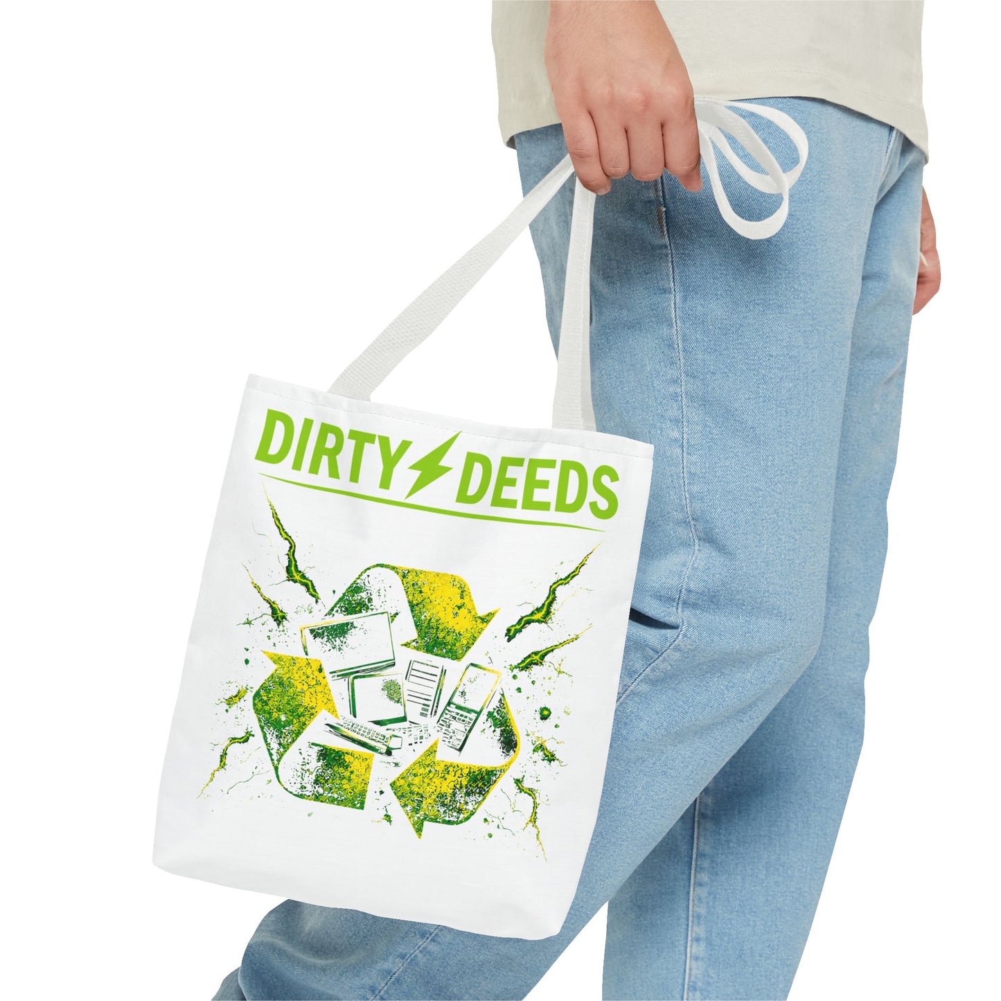 Dirty Deeds Tote Bag