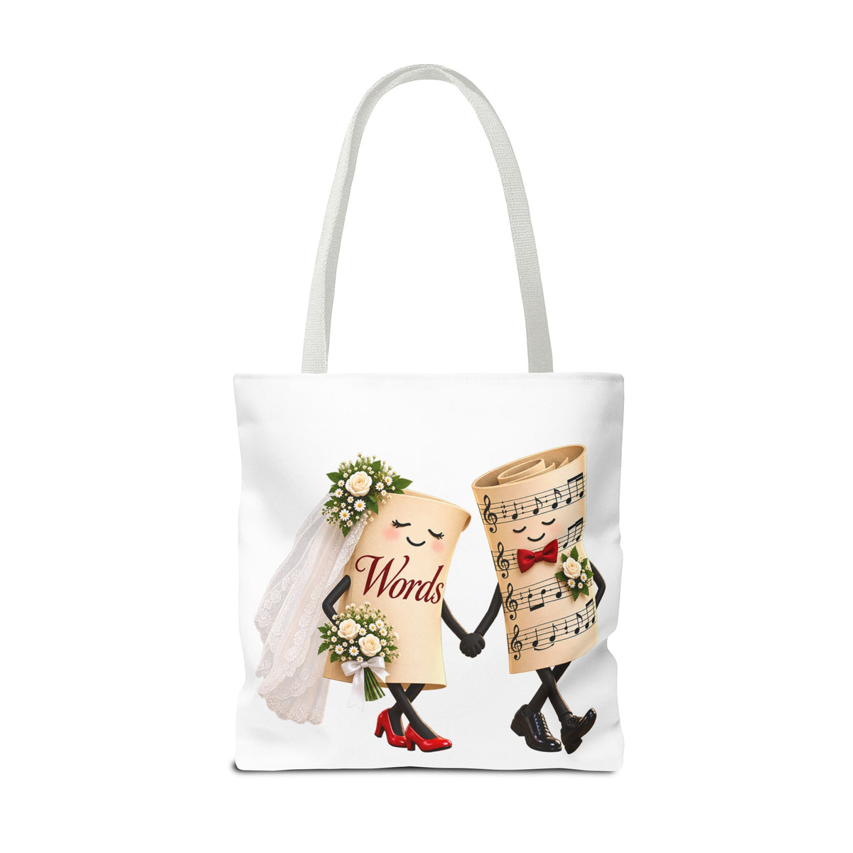 The Marriage of Words and Music - Tote Bag