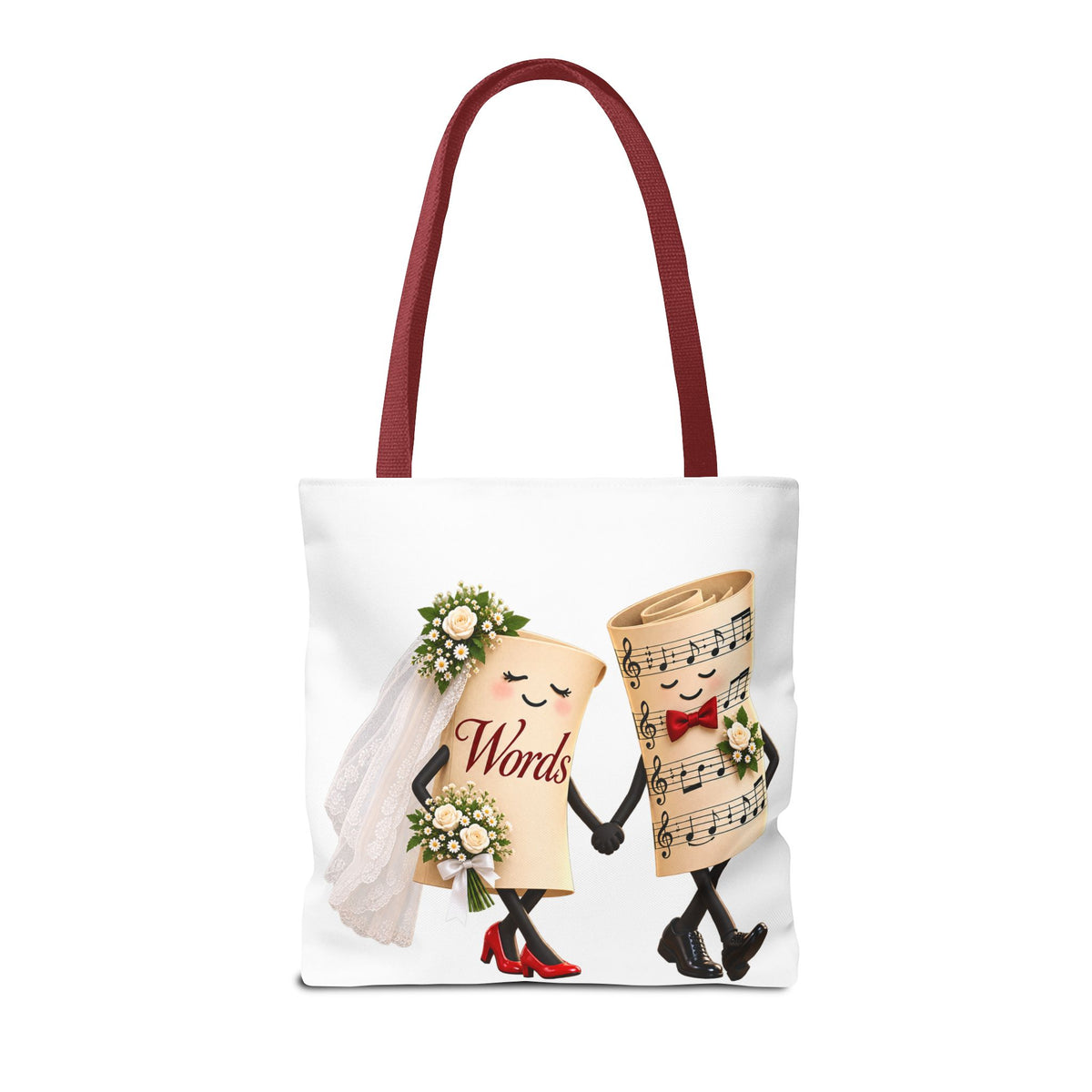 The Marriage of Words and Music - Tote Bag