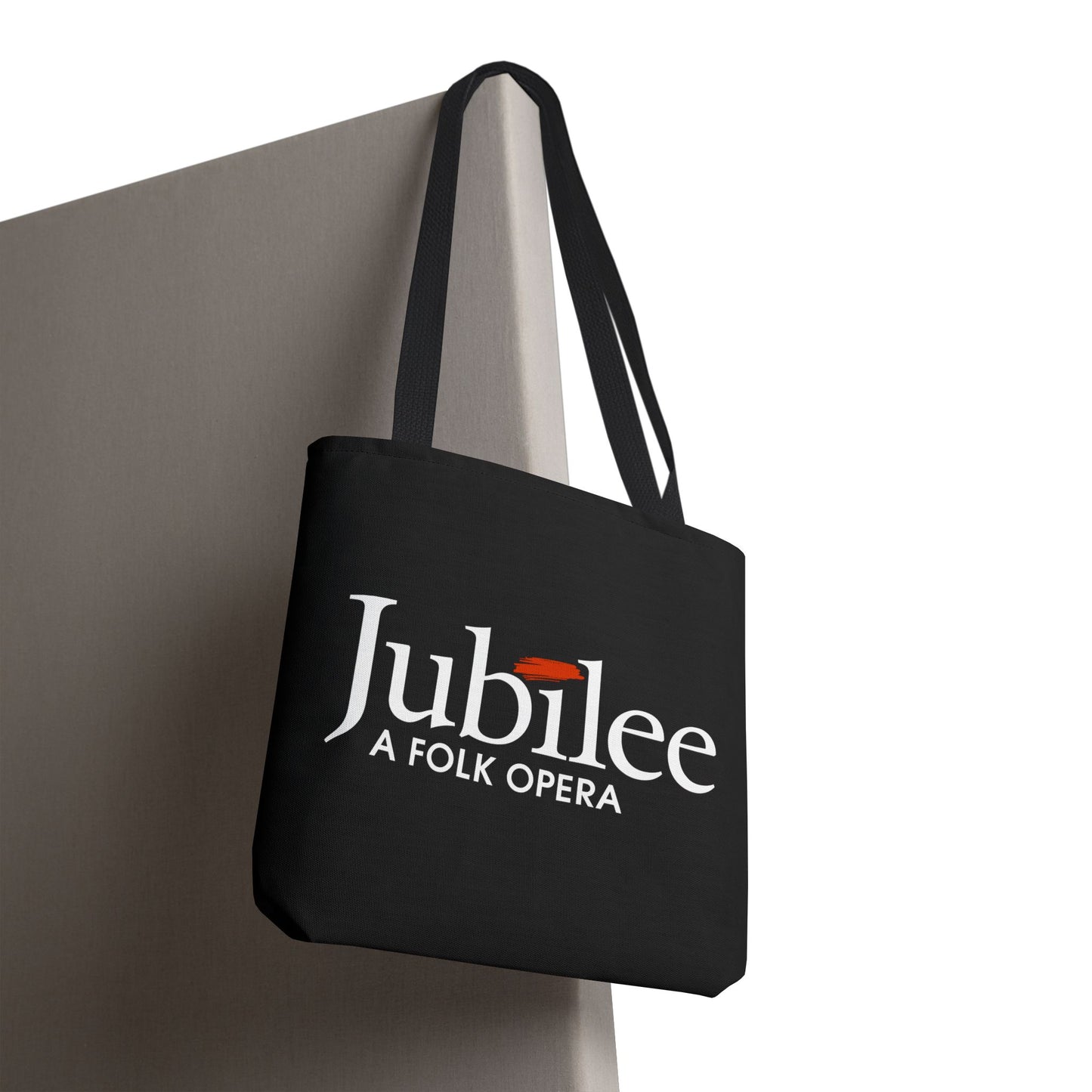 Jubilee A Folk Opera Black Logo Canvas Tote