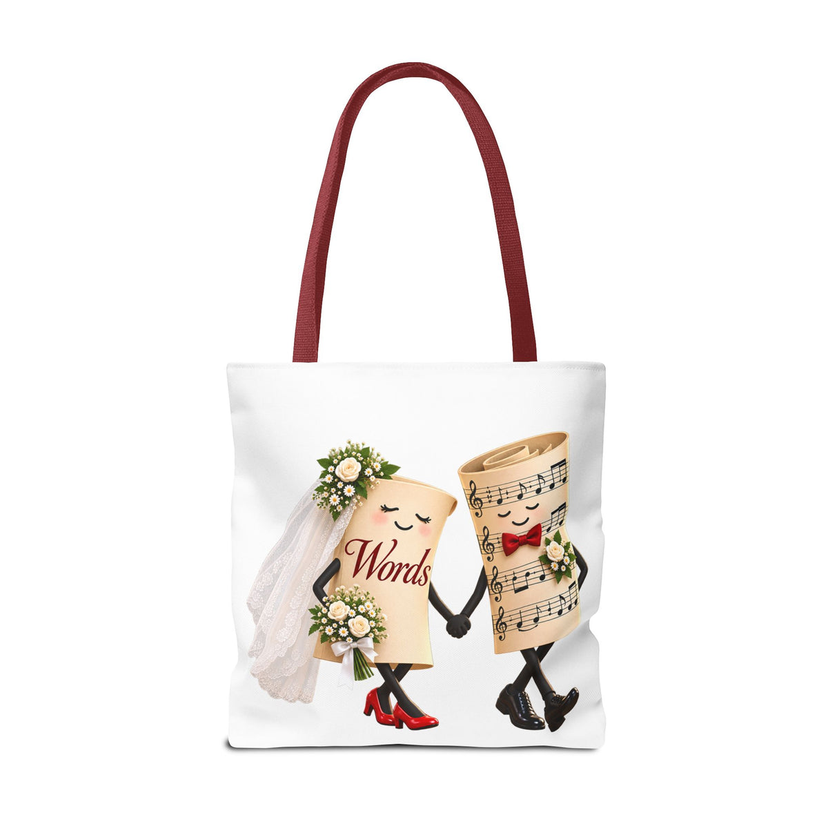 The Marriage of Words and Music - Tote Bag