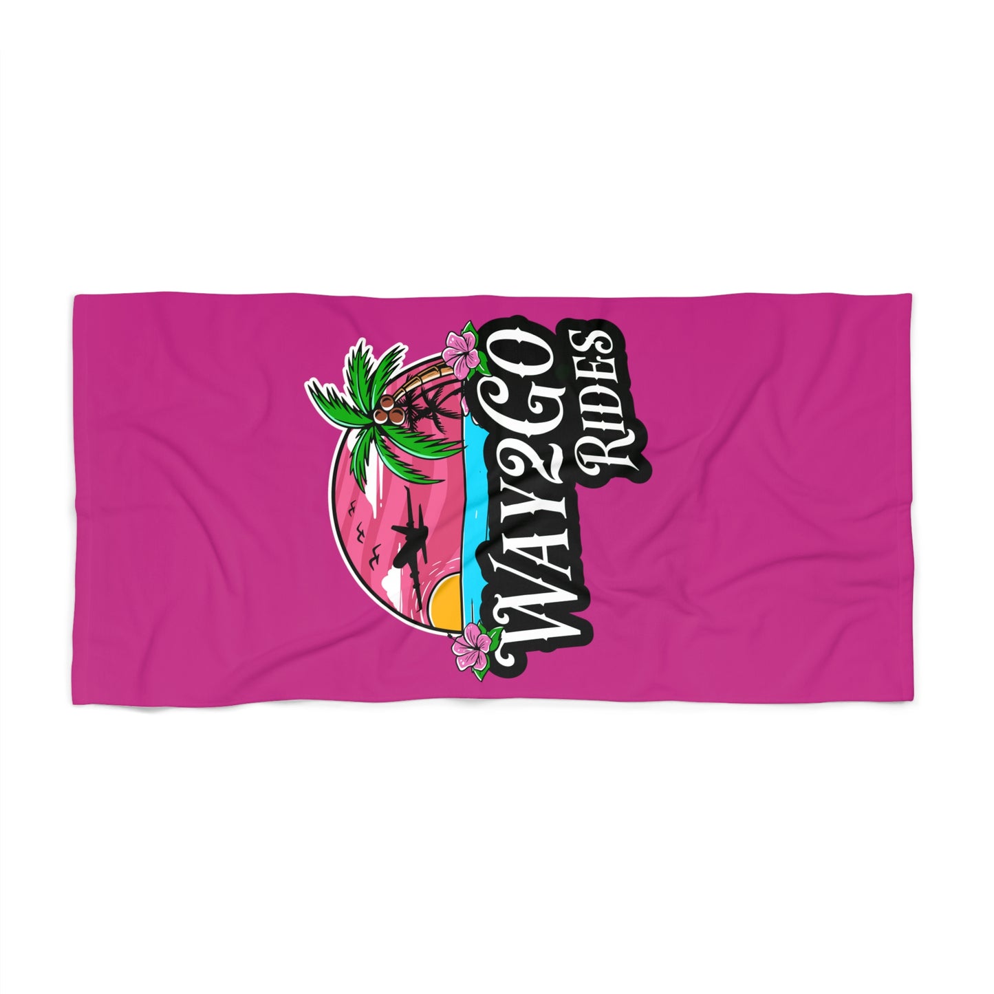 Way2Go Beach Towel - PINK