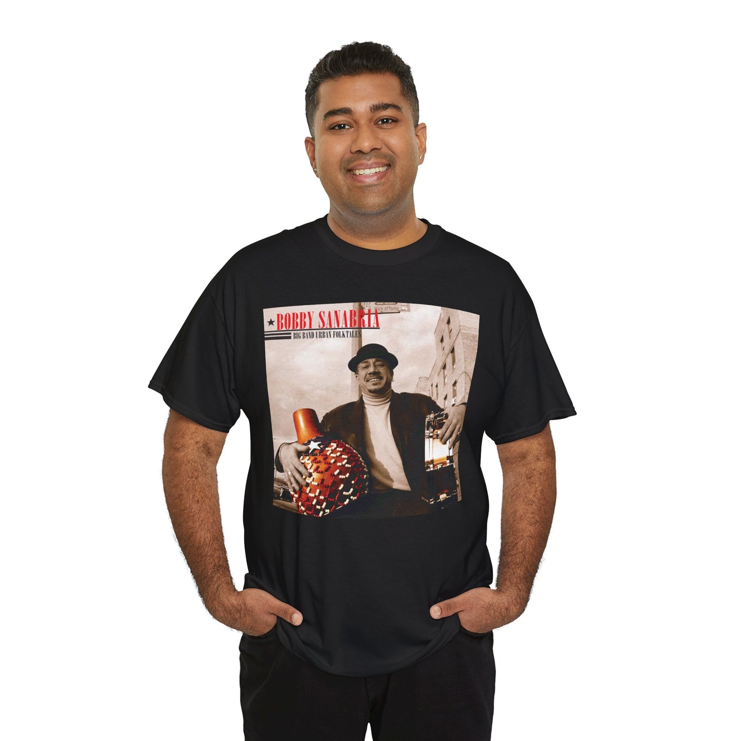 Big Band Urban Folktales Tee — Bobby Sanabria Multiverse Big Band Album Shirt