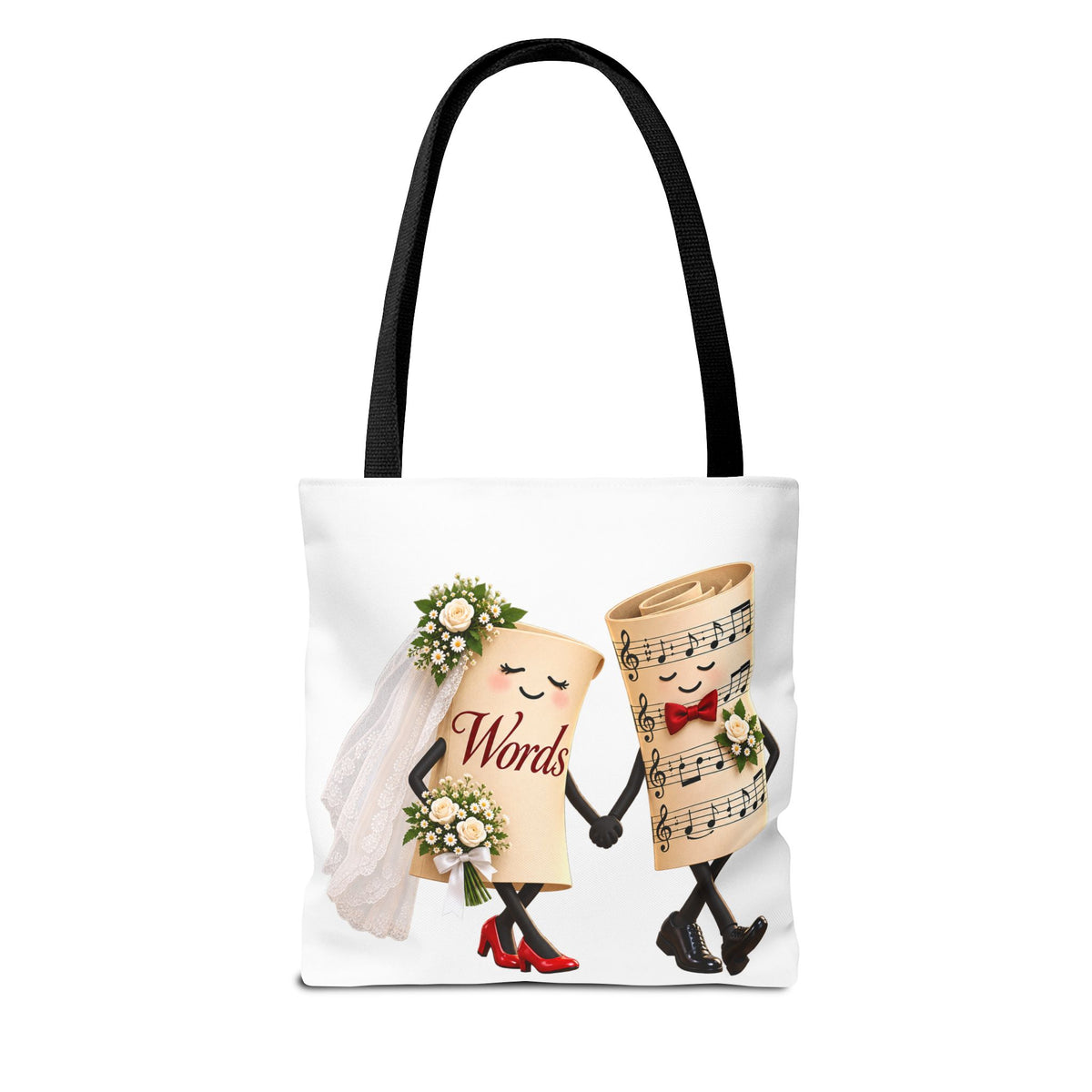 The Marriage of Words and Music - Tote Bag