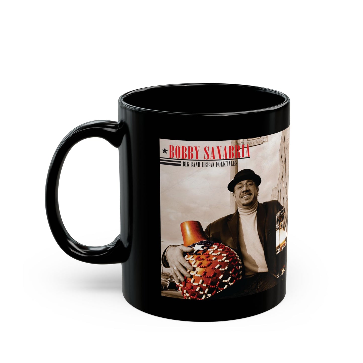 Big Band Urban Folktales — Bobby Sanabria Multiverse Big Band Album Mug (11oz/15oz)