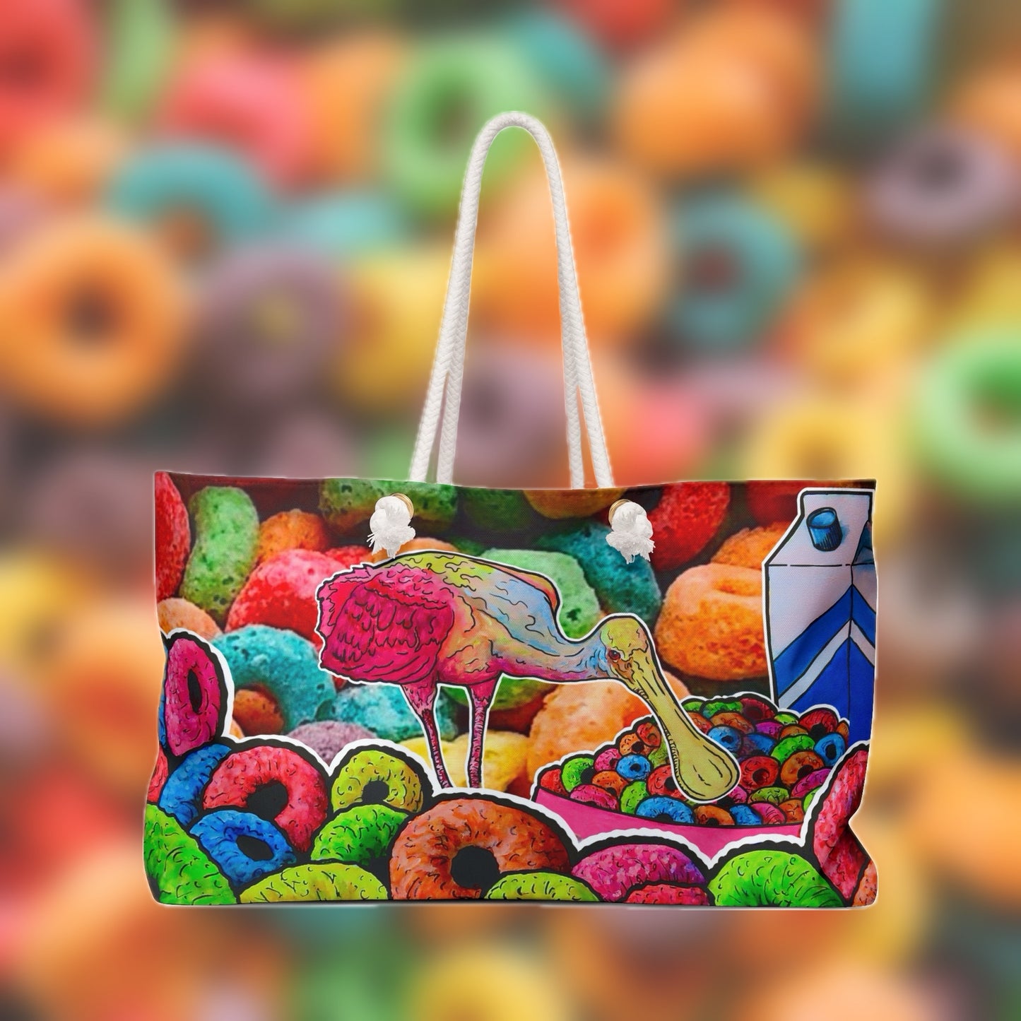 Lovin' Spoonbills - Weekender Bag from the Lovin' Spoonbills collection by C.V. Designs