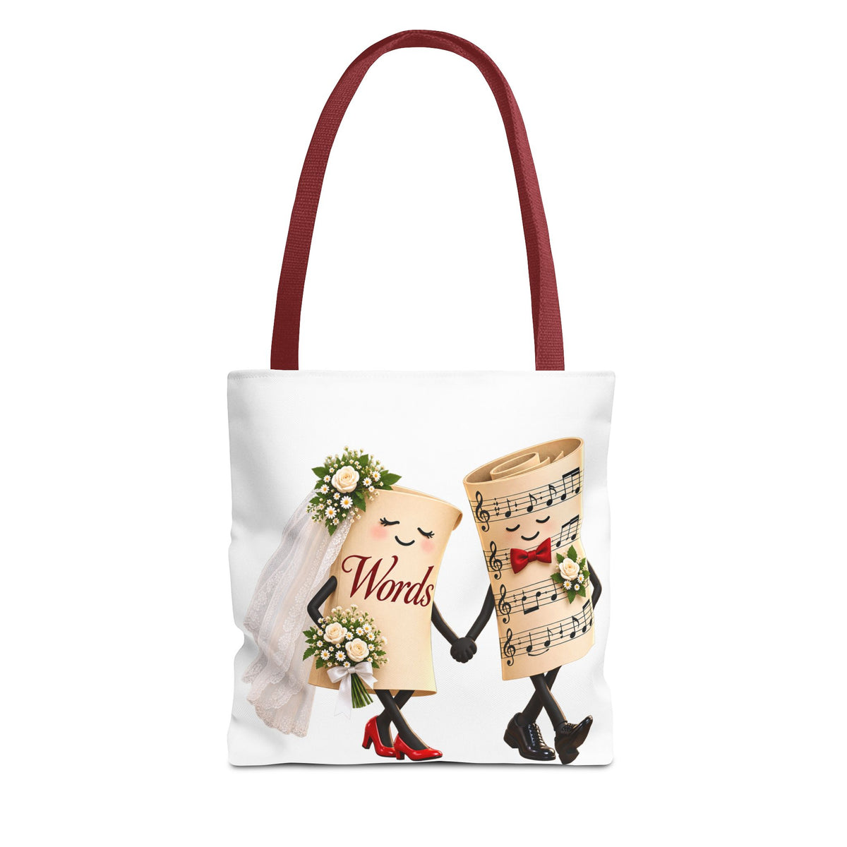 The Marriage of Words and Music - Tote Bag