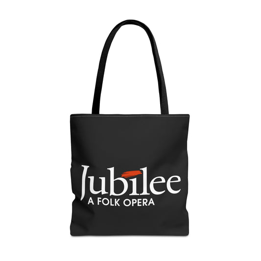 Jubilee A Folk Opera Black Logo Canvas Tote