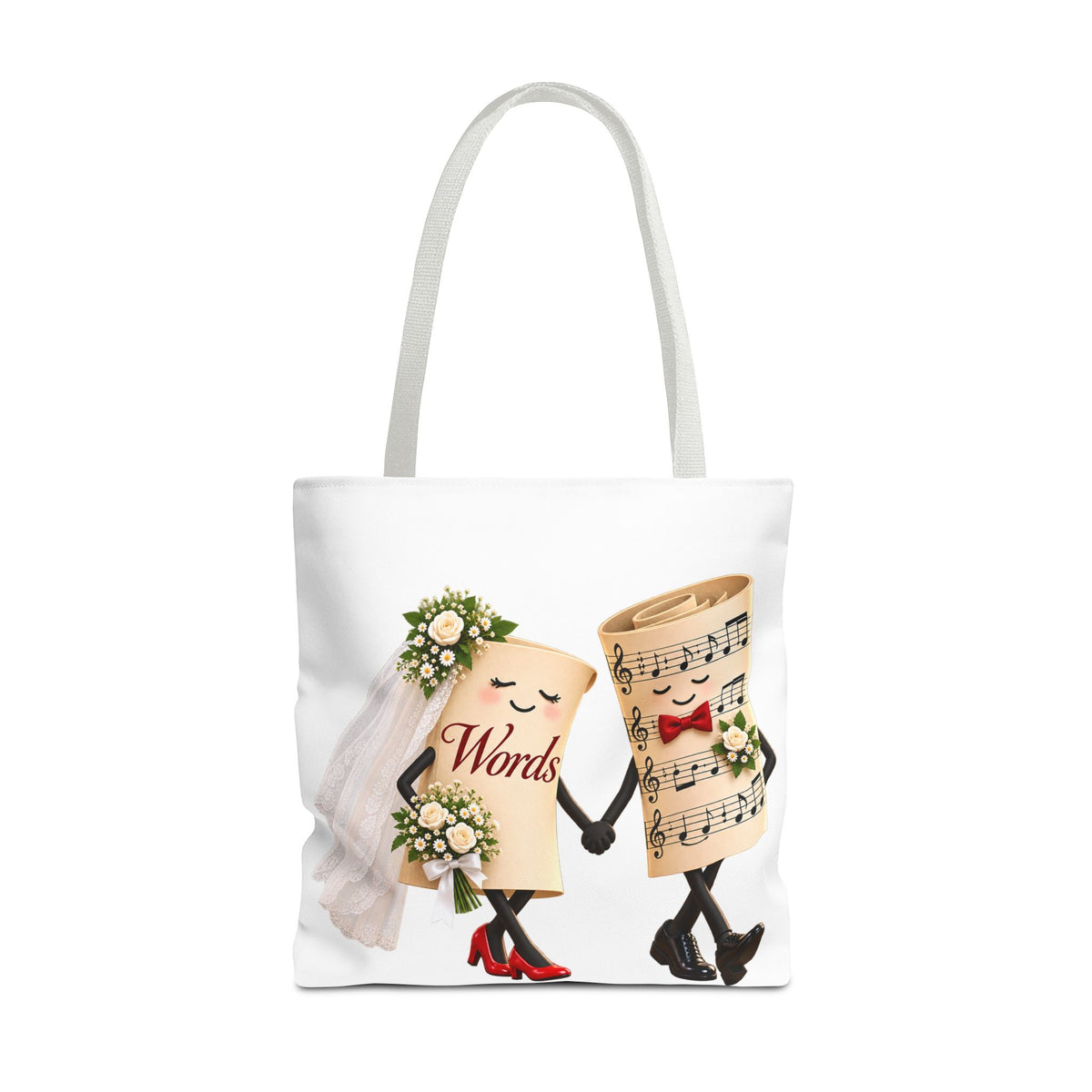 The Marriage of Words and Music - Tote Bag