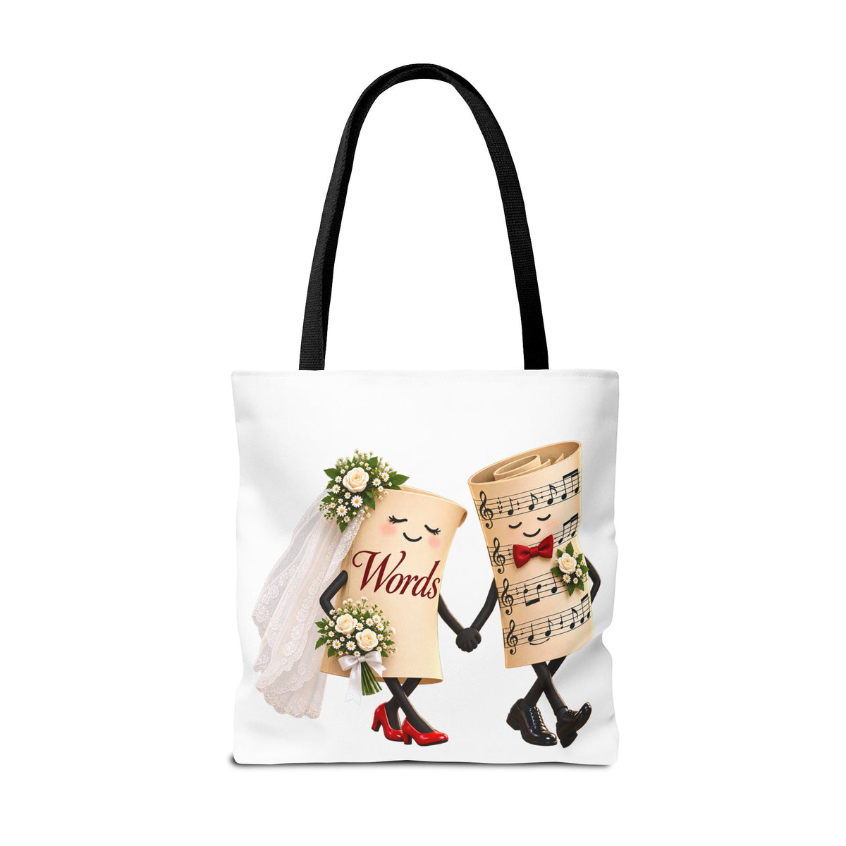 The Marriage of Words and Music - Tote Bag