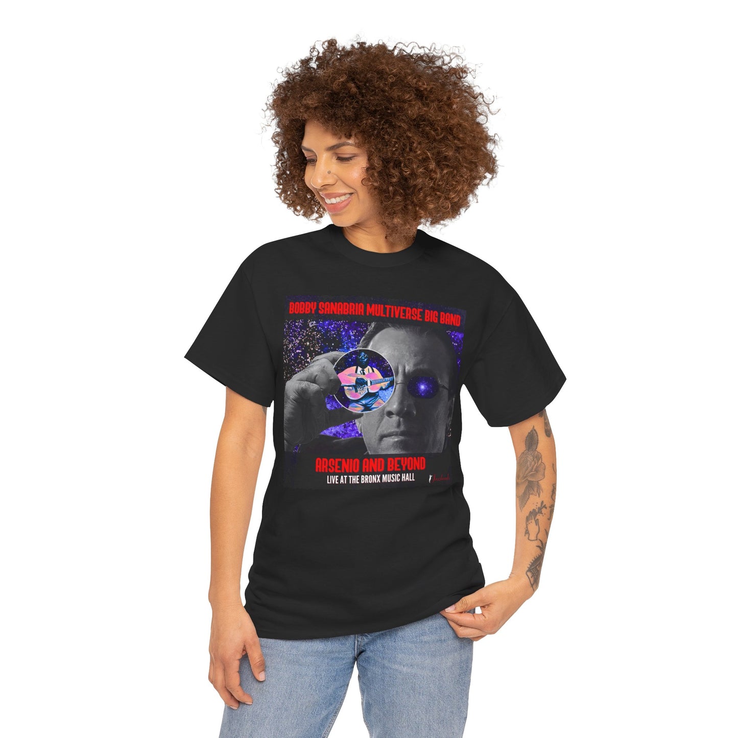 Arsenio And Beyond Tee — Bobby Sanabria Multiverse Big Band Album Shirt