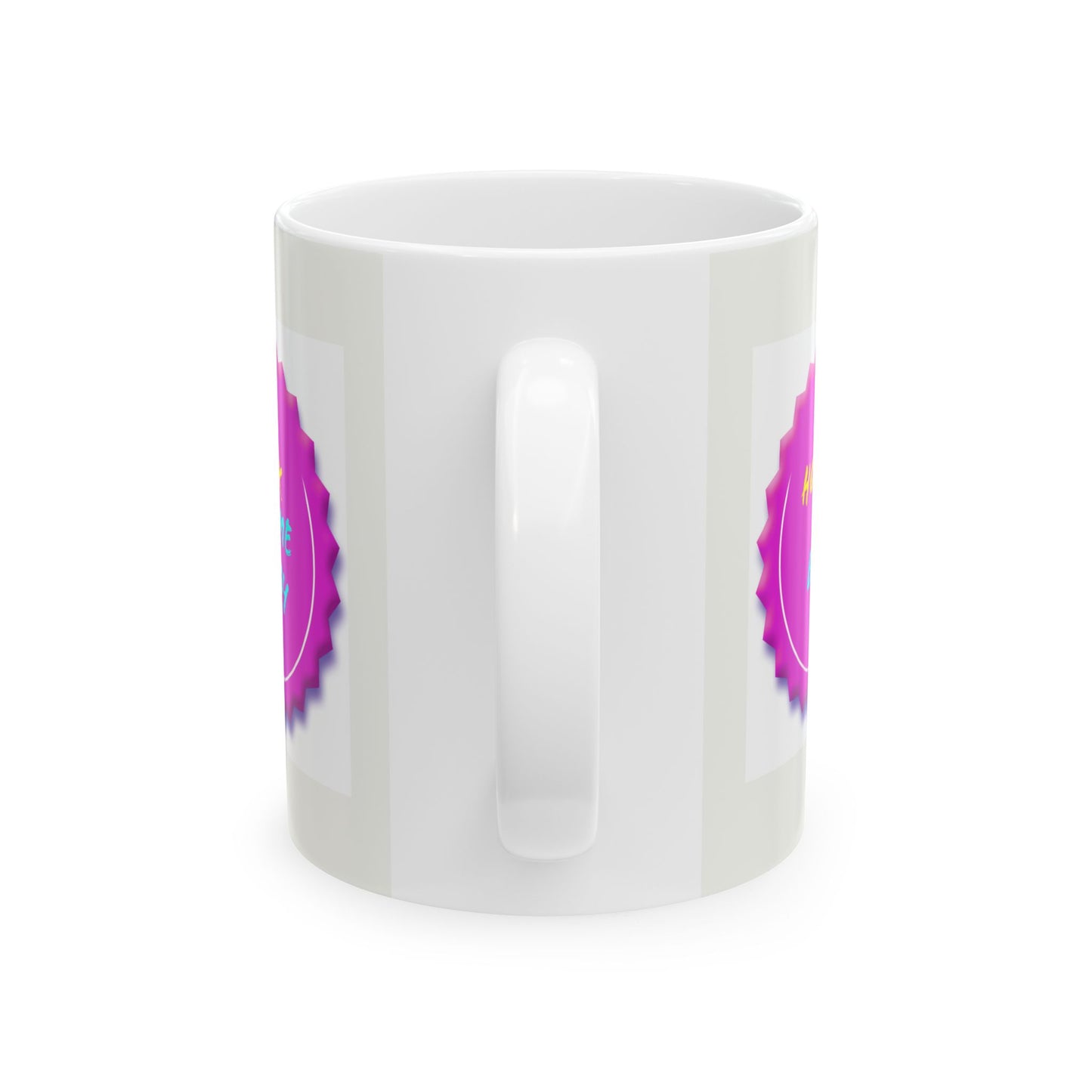 Songwriter Series - Ceramic Mug — Bright 'HOOK Me Baby!' Award Badge Coffee Cup, Gift for Songwriters & Musicians