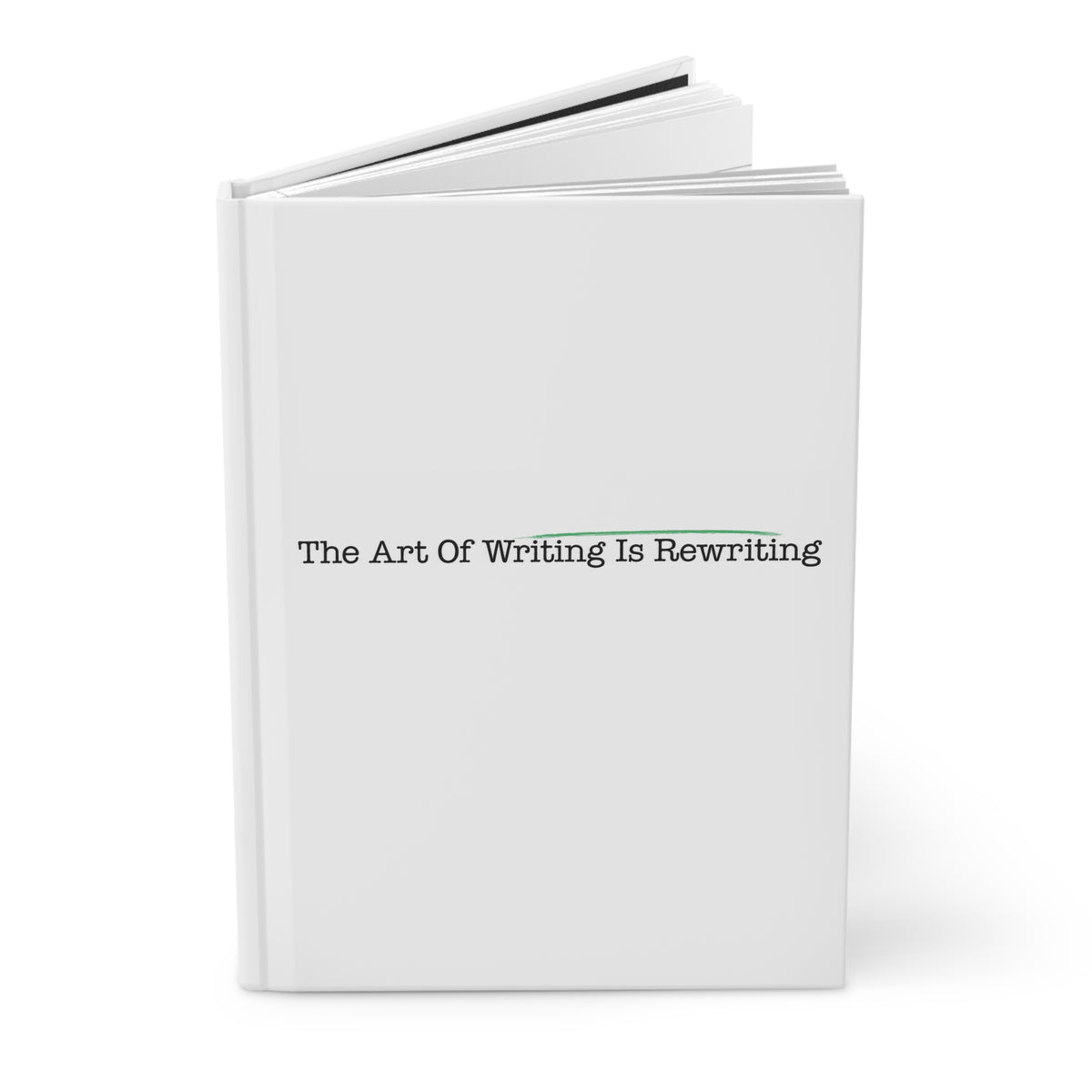 The Art Of Writing Is Rewriting - Hardcover Journal Matte (Lined)