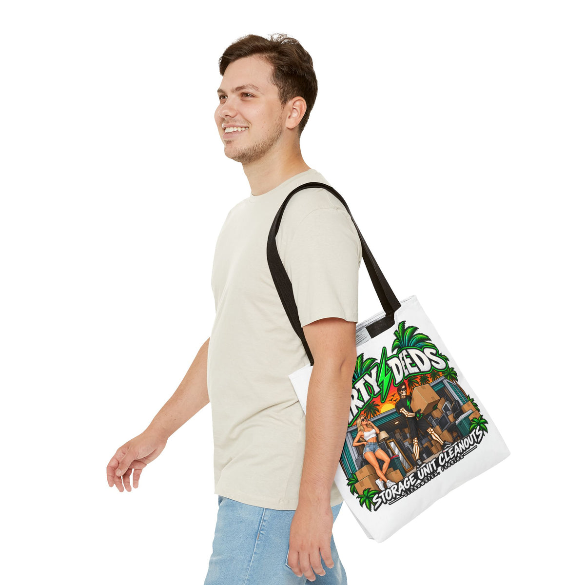 Dirty Deeds Storage Unit Cleanouts Tote Bag