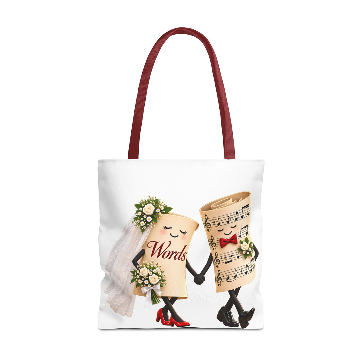 The Marriage of Words and Music - Tote Bag