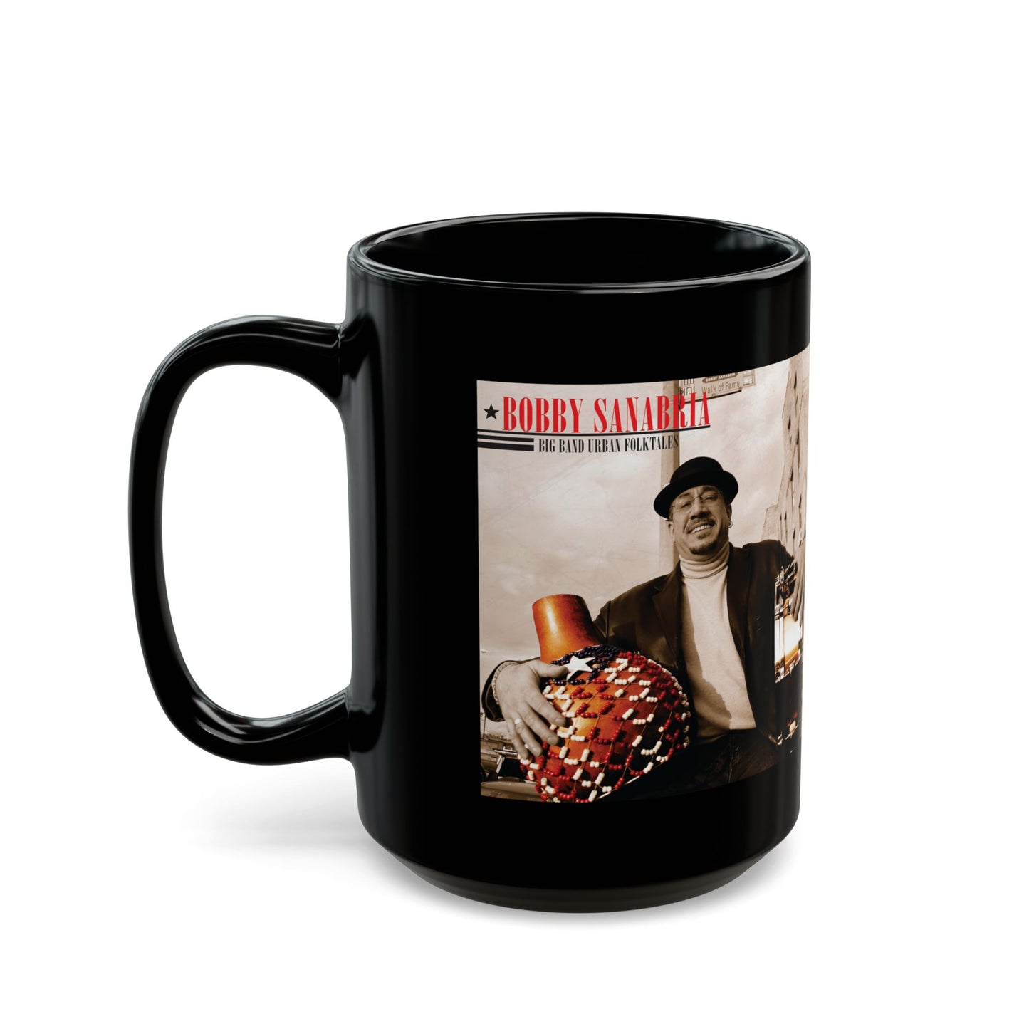 Big Band Urban Folktales — Bobby Sanabria Multiverse Big Band Album Mug (11oz/15oz)