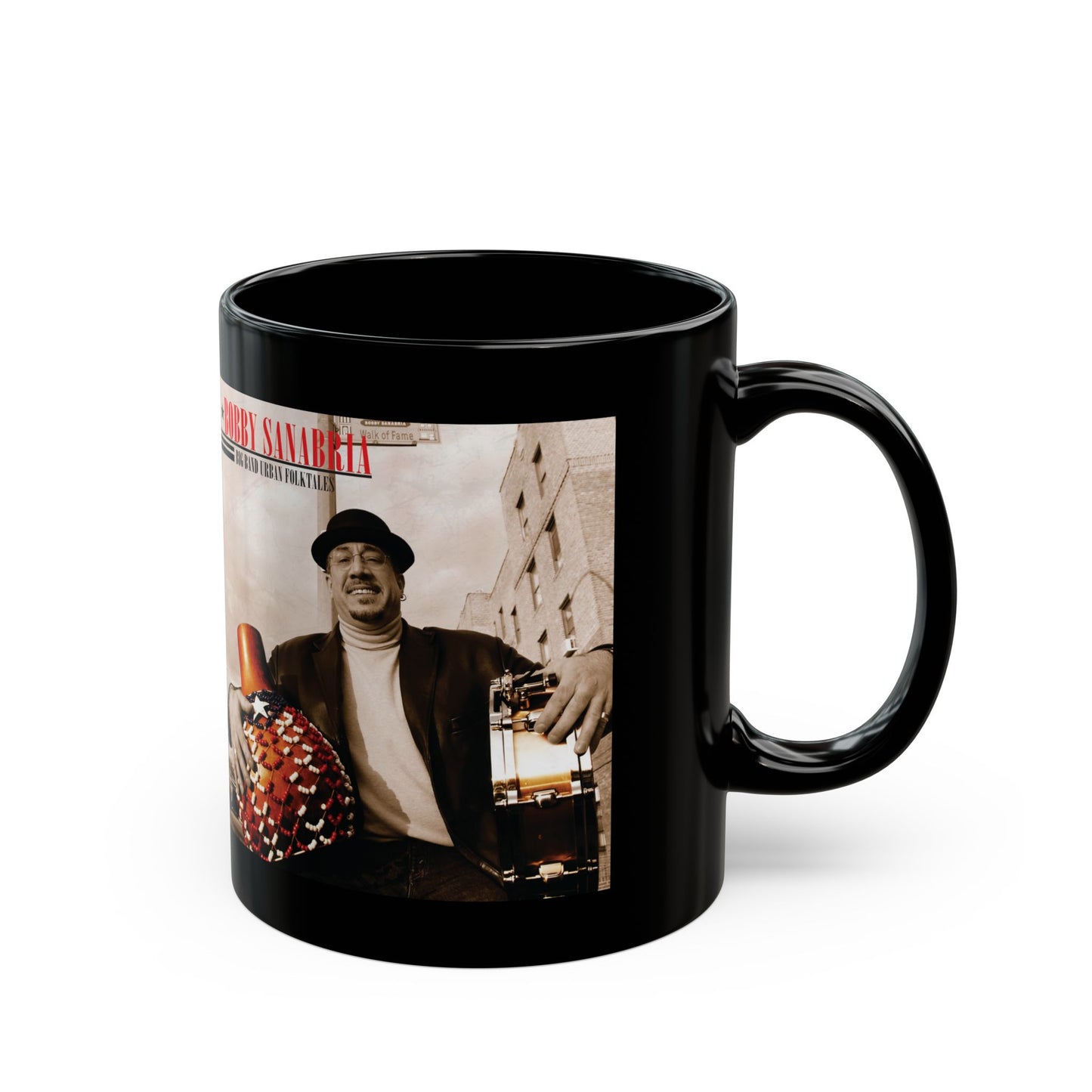 Big Band Urban Folktales — Bobby Sanabria Multiverse Big Band Album Mug (11oz/15oz)