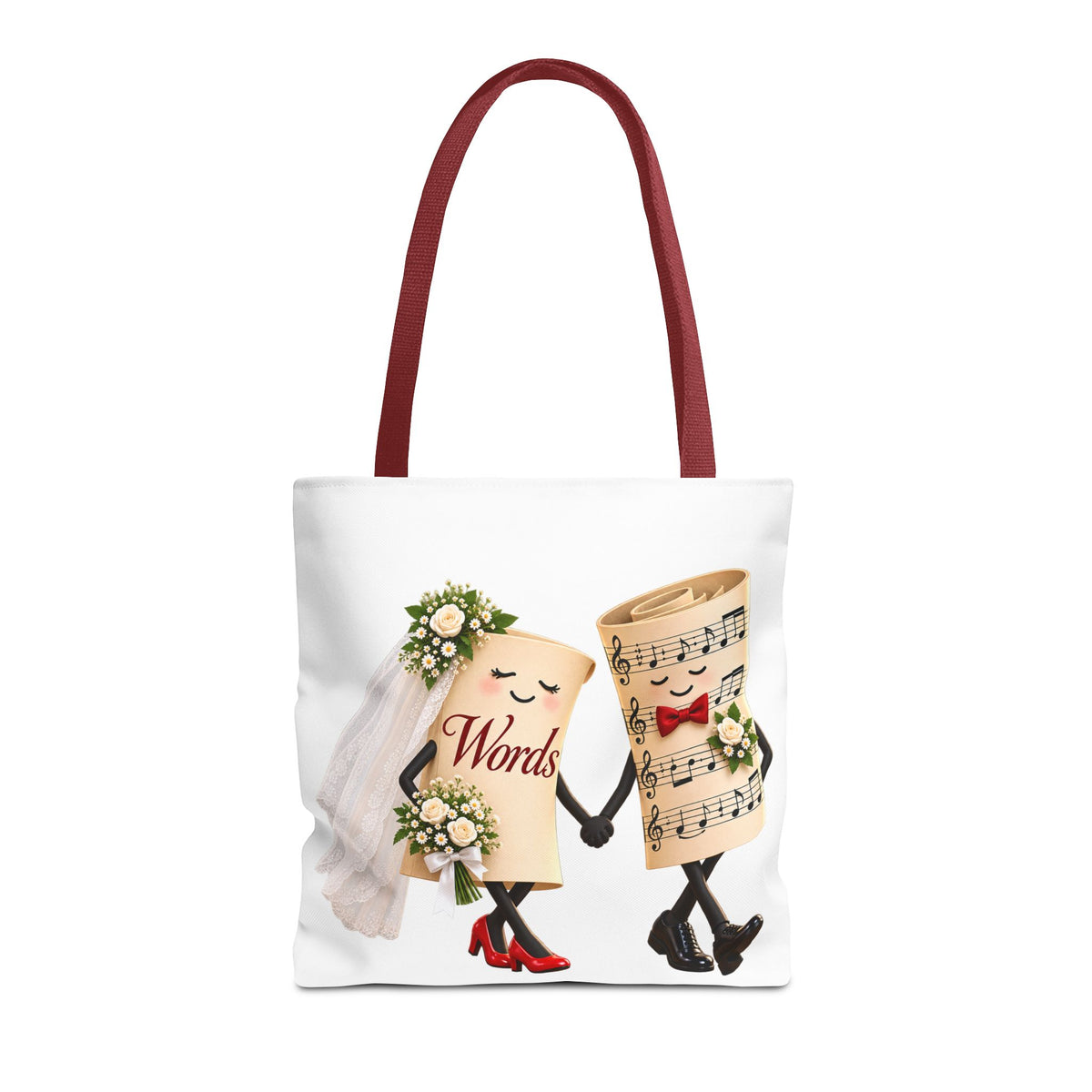 The Marriage of Words and Music - Tote Bag